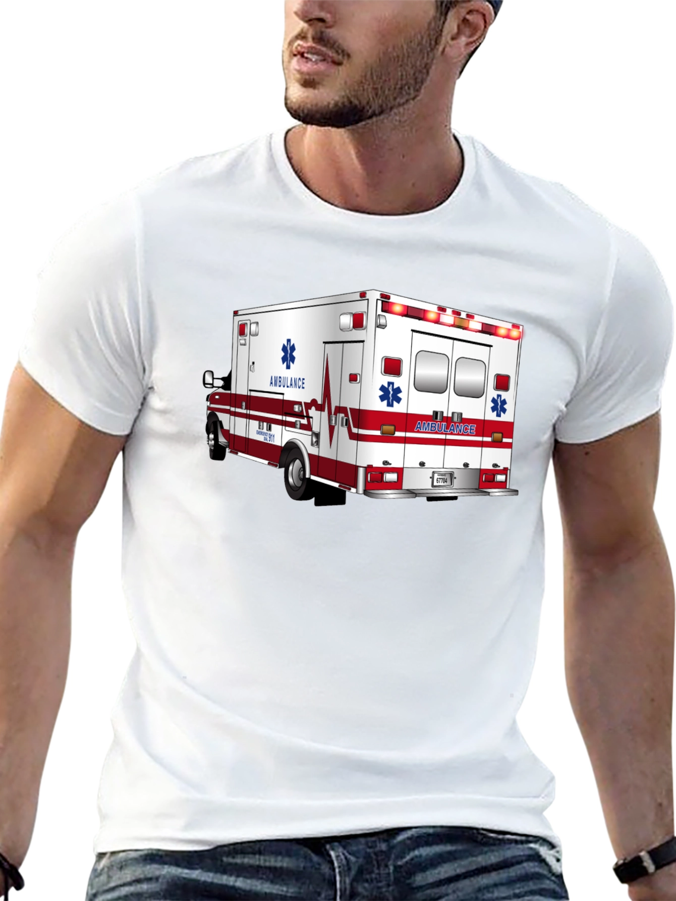 Ambulance Graphic T-Shirt