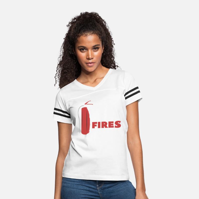 Real Men Fight Fires Funny Rescuers Fire Truck Lov