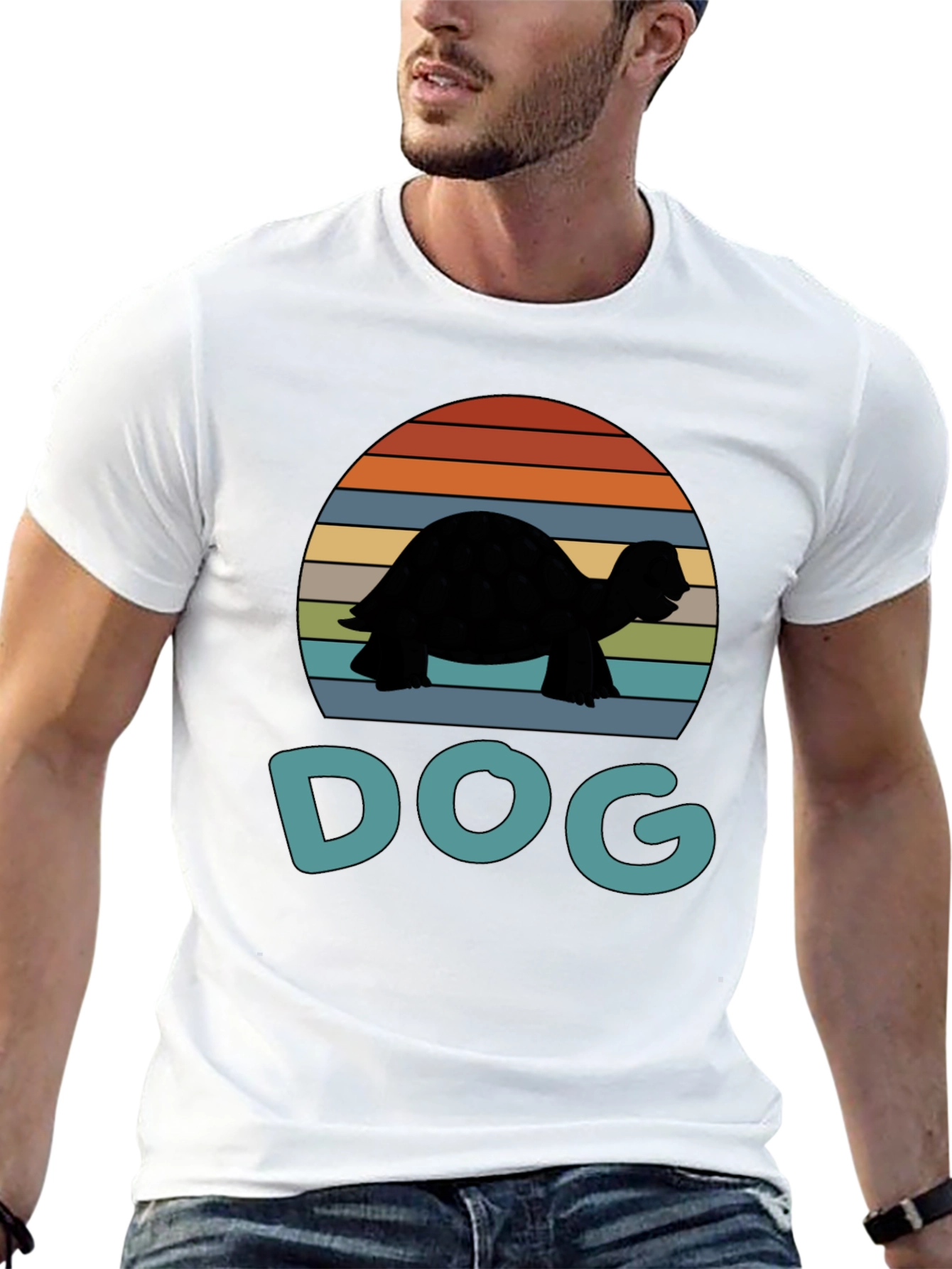 Funny Turtle Dog T-Shirt - Unisex Graphic Tee