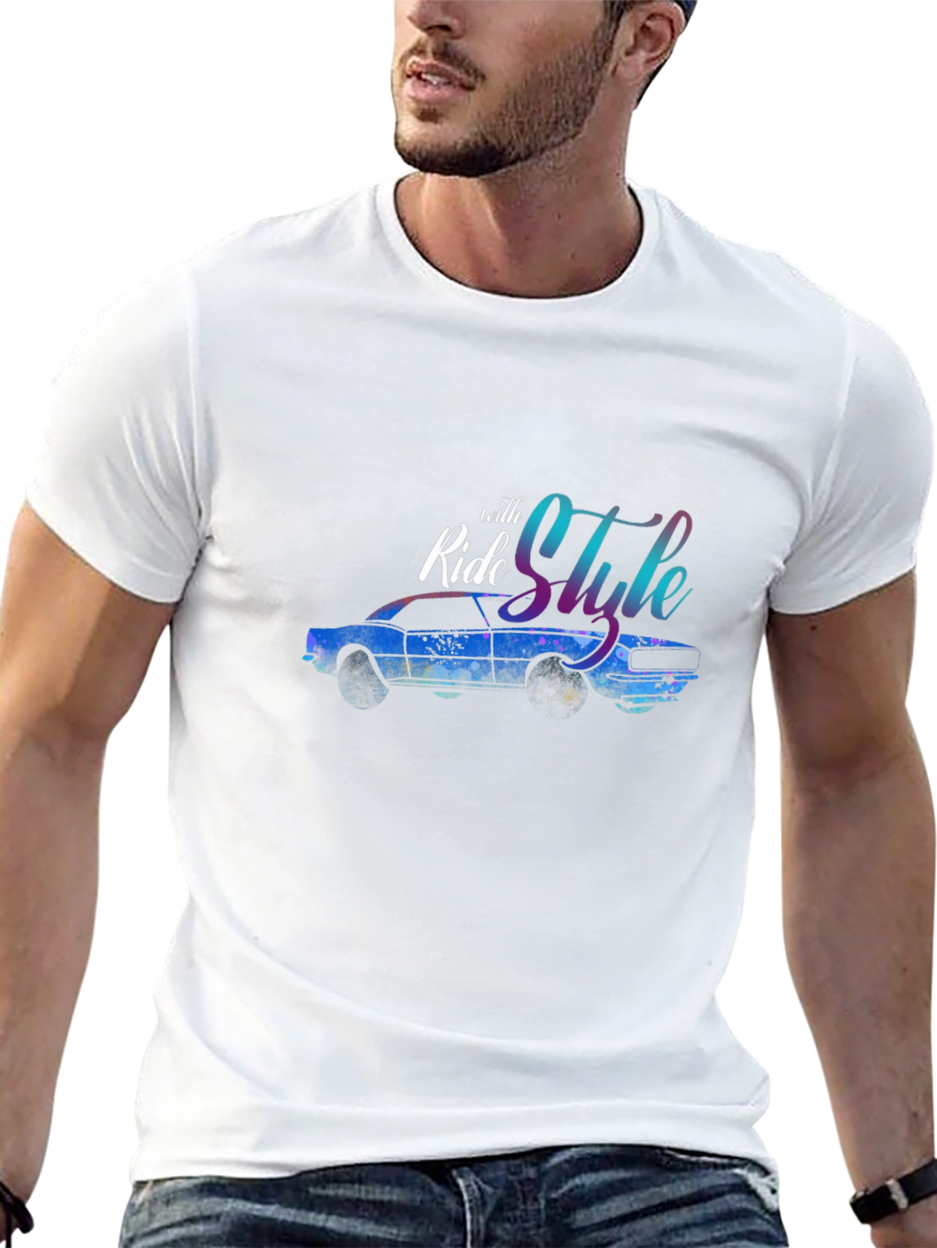 Ride with Style T-Shirt - Classic Car Design