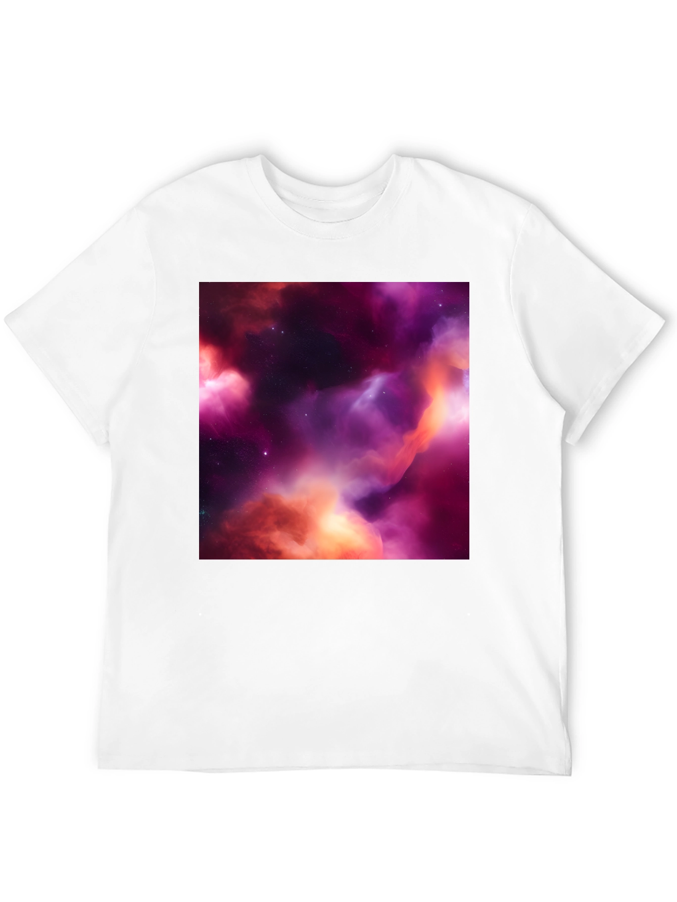 Nebula Space T-Shirt - Black Graphic Tee