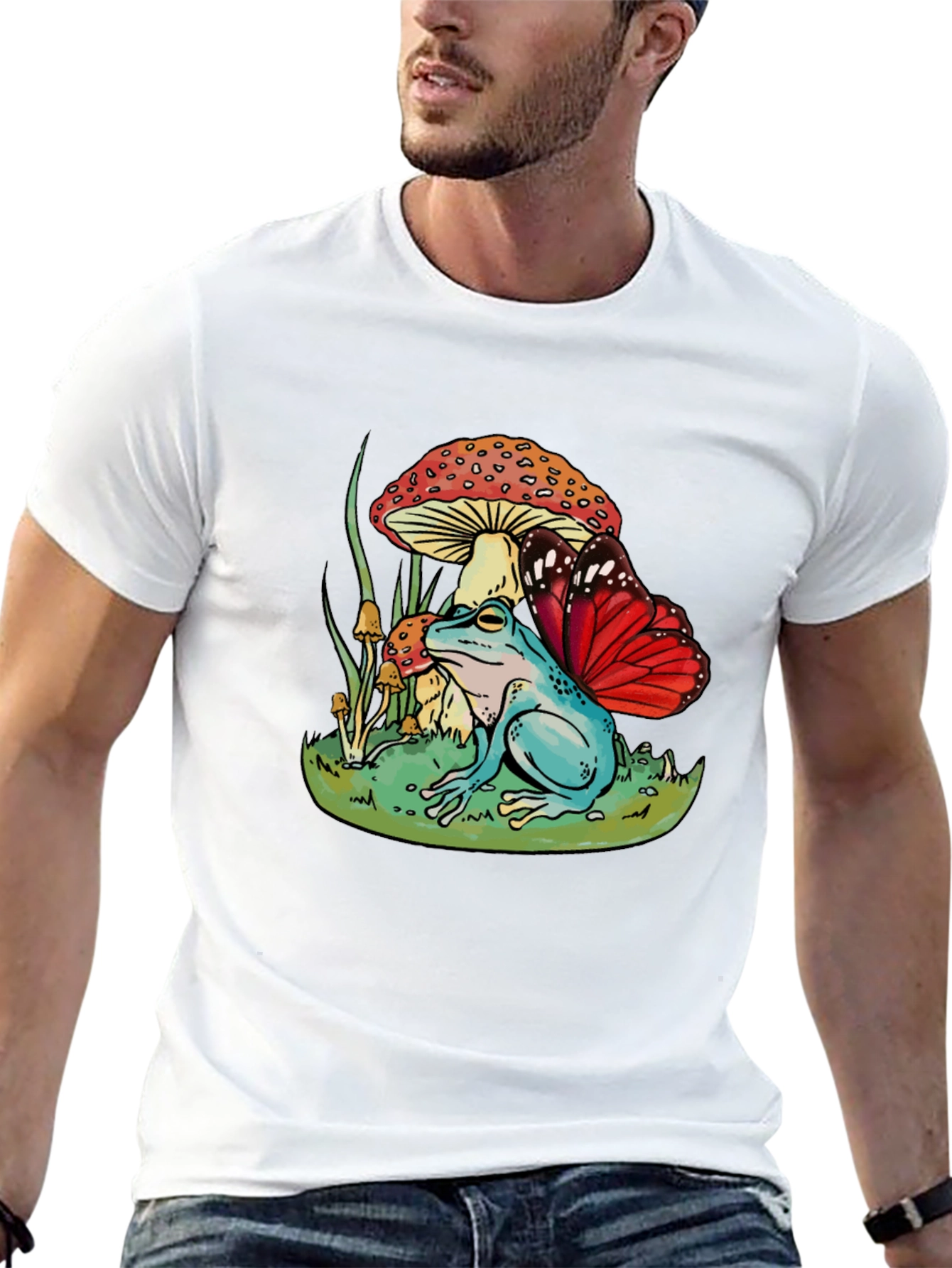Frog & Mushroom Graphic Tee