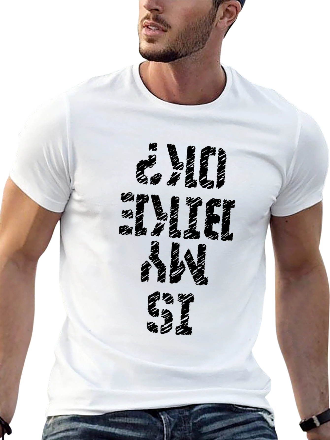 Is My Bike OK? Black Graphic T-Shirt