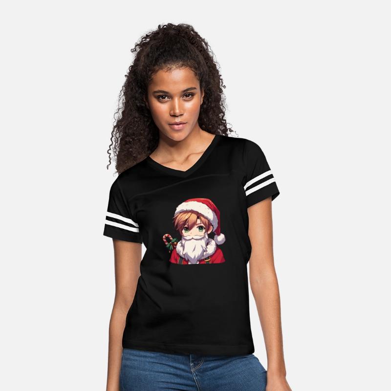 Santa accentuates the warmth of the season.