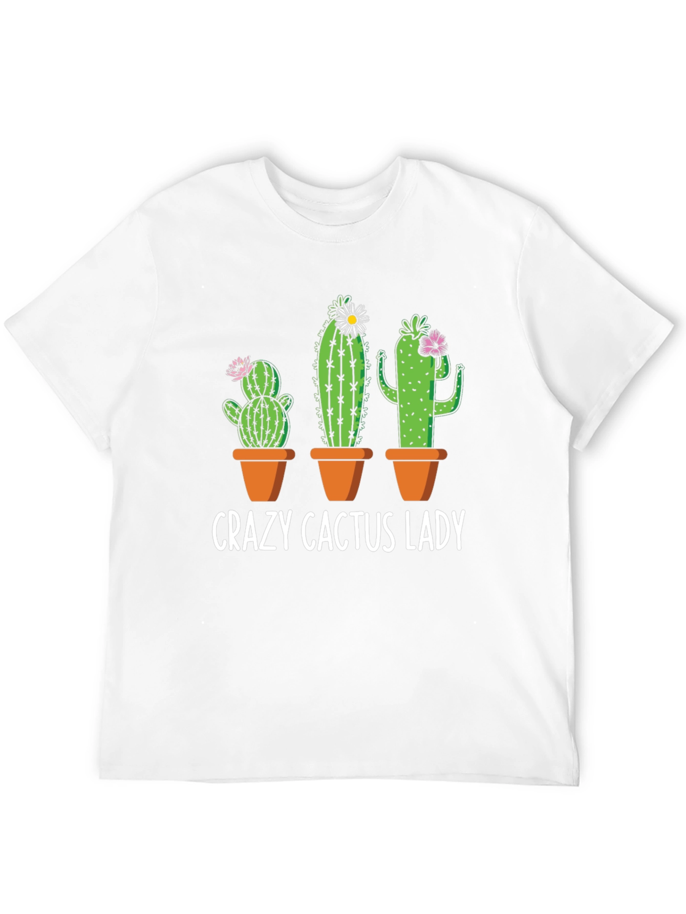 Crazy Cactus Lady T-Shirt - Plant Lover Tee