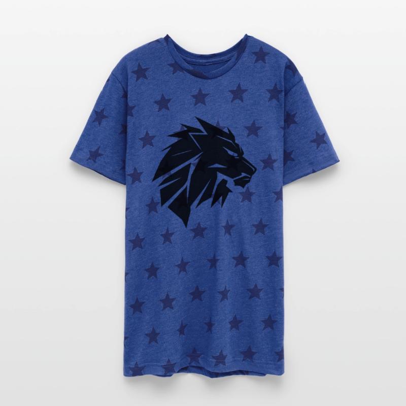 Stylish Lion's Head With Mane