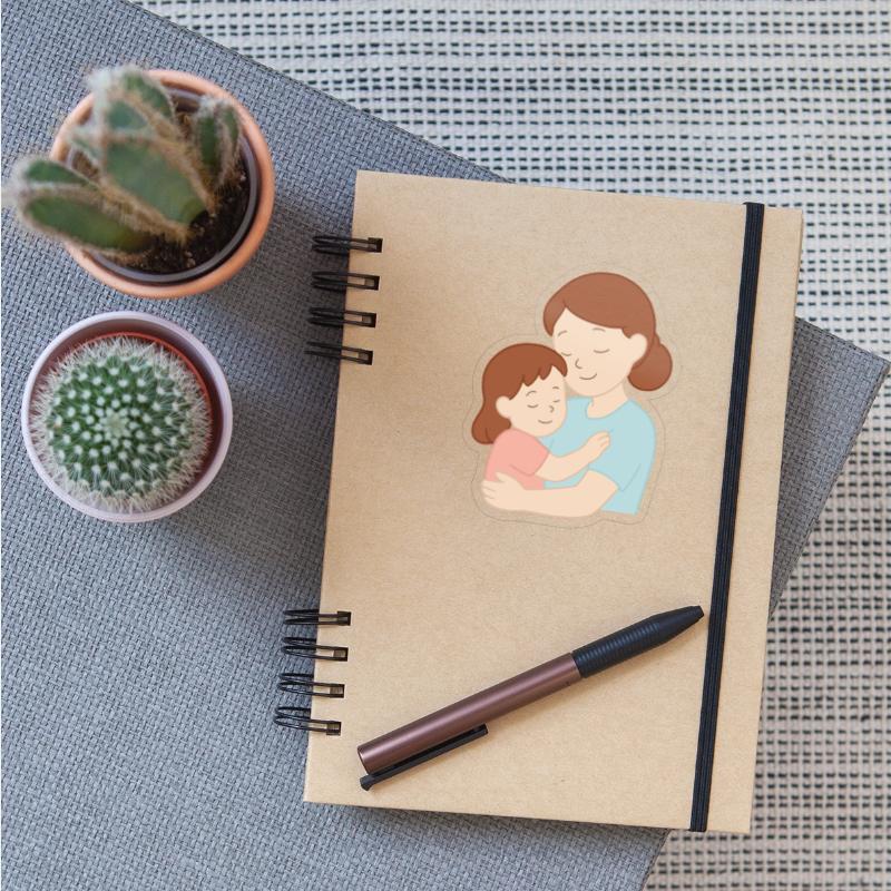 Tender Mother and Child Embrace Artwork