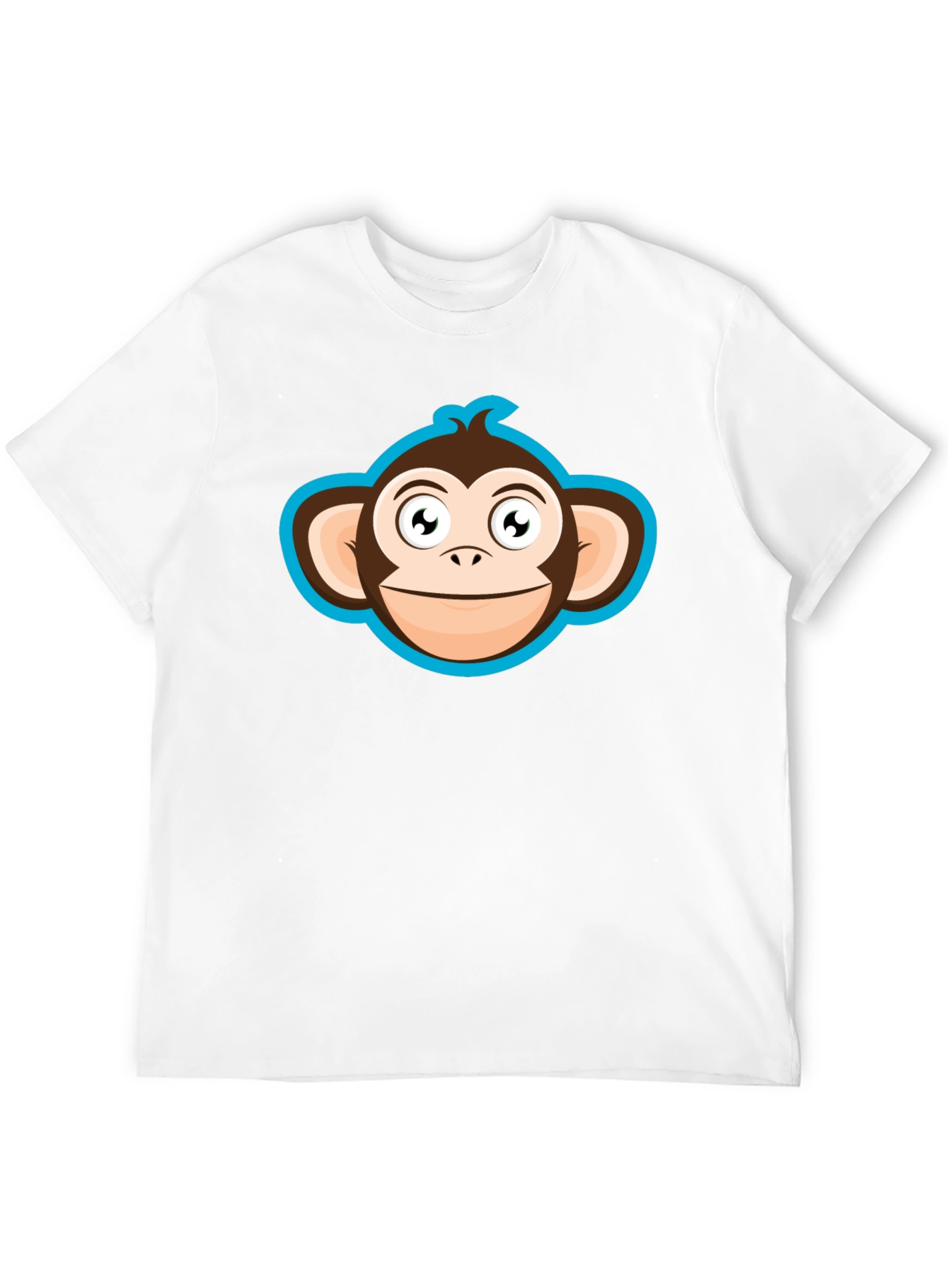 Monkey Face Black T-Shirt