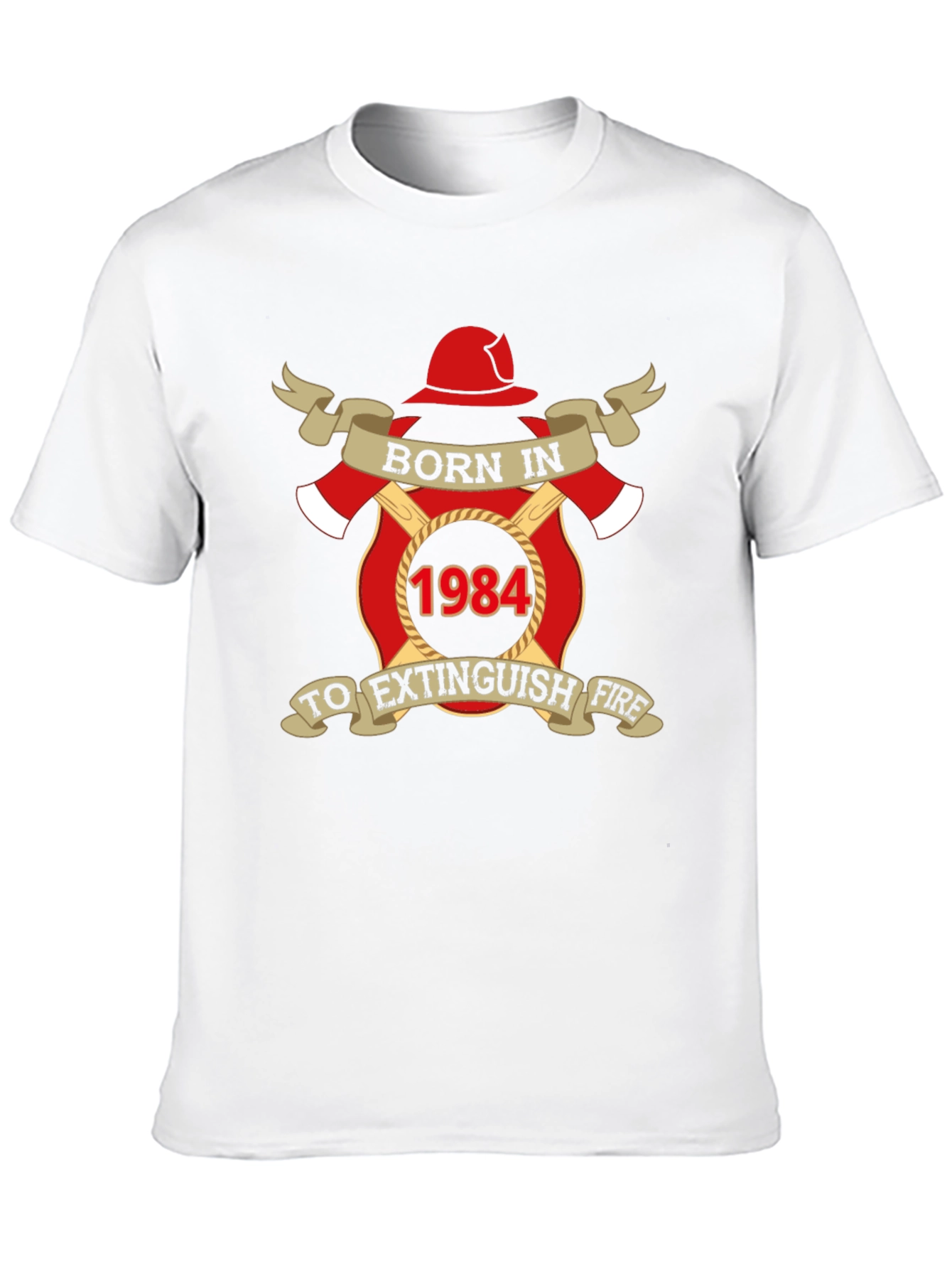 Born in 1984 Firefighter T-Shirt