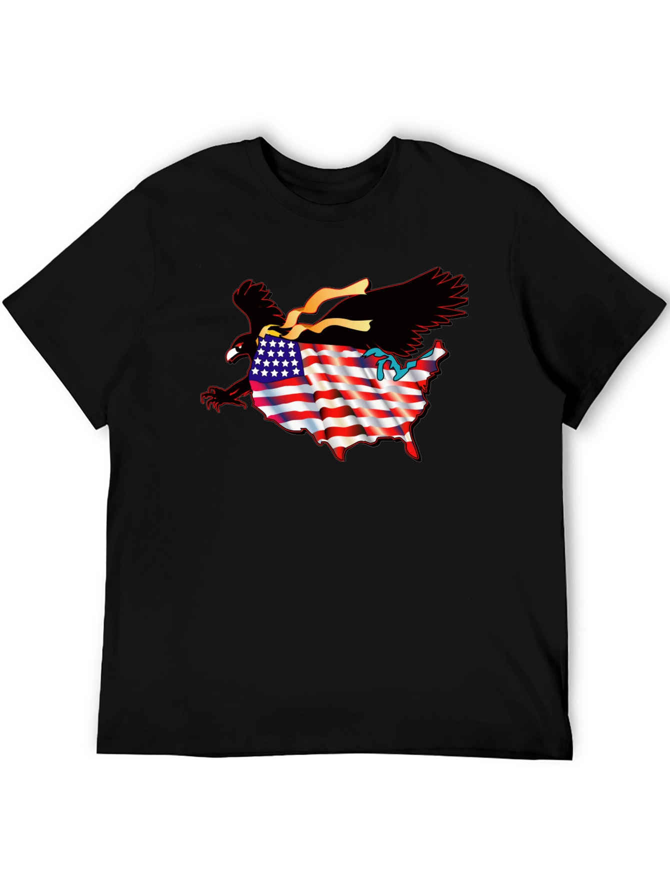 American Eagle USA Flag T-Shirt