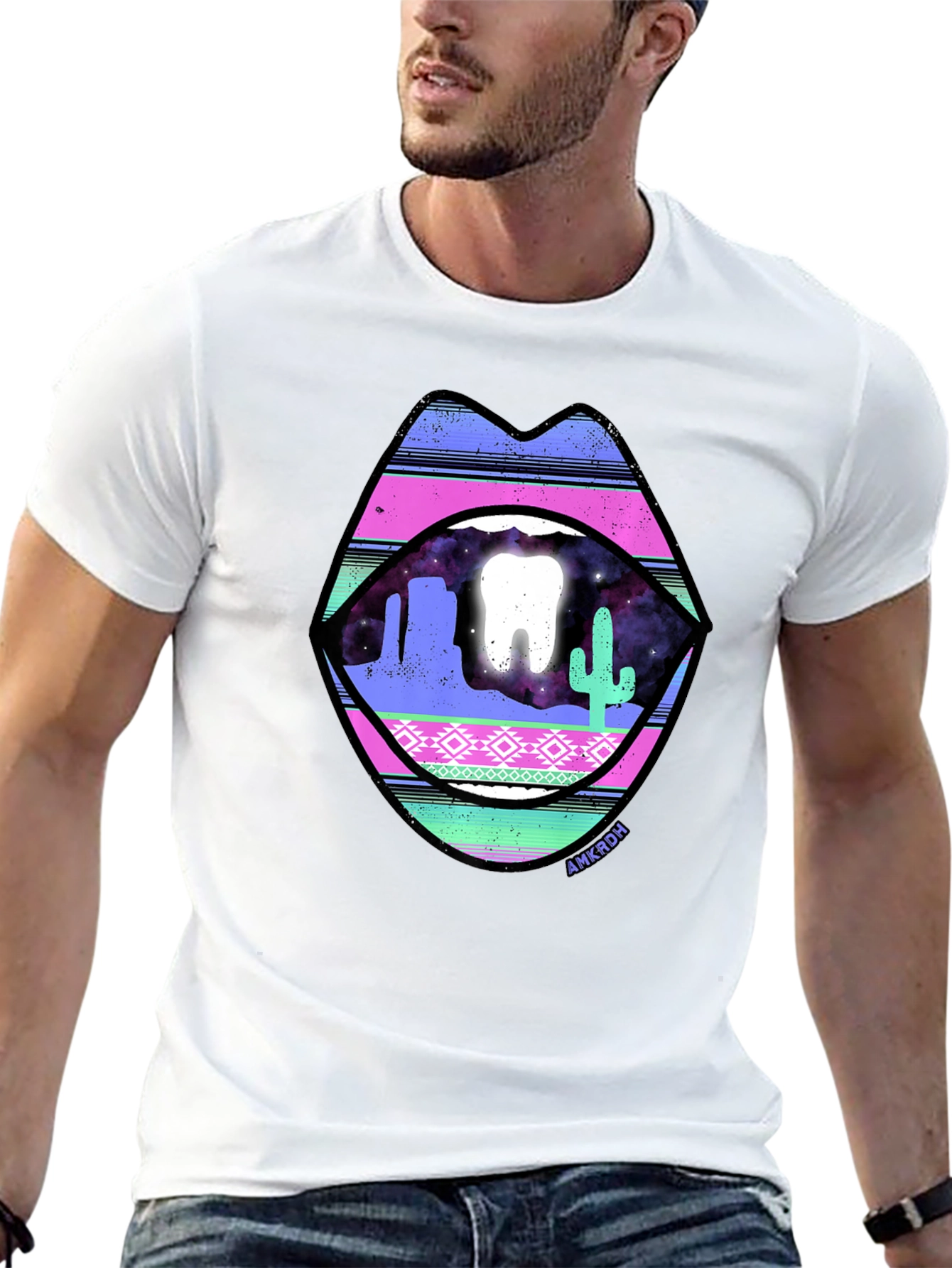 Desert Tooth Lips Graphic Tee