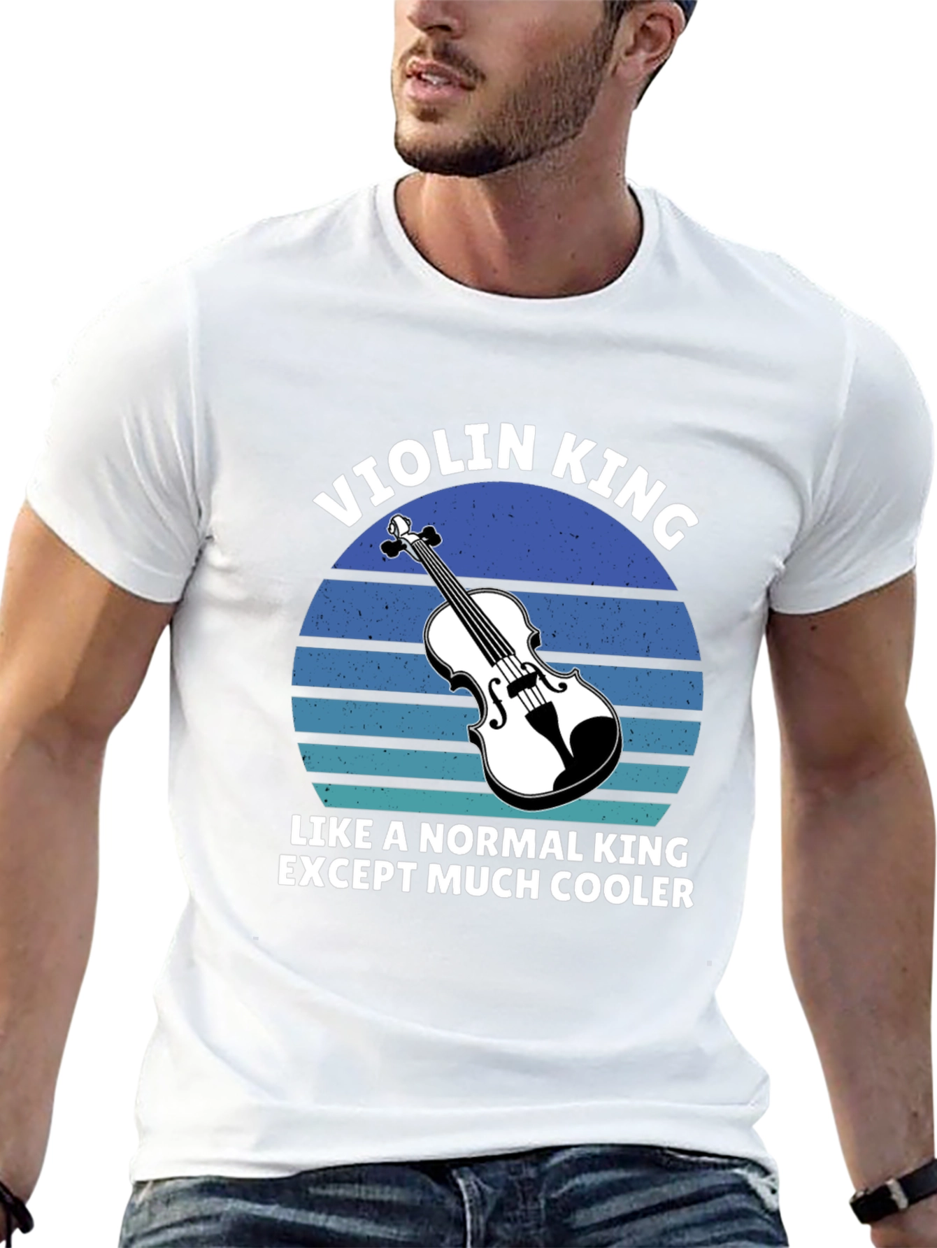 Violin King Graphic T-Shirt