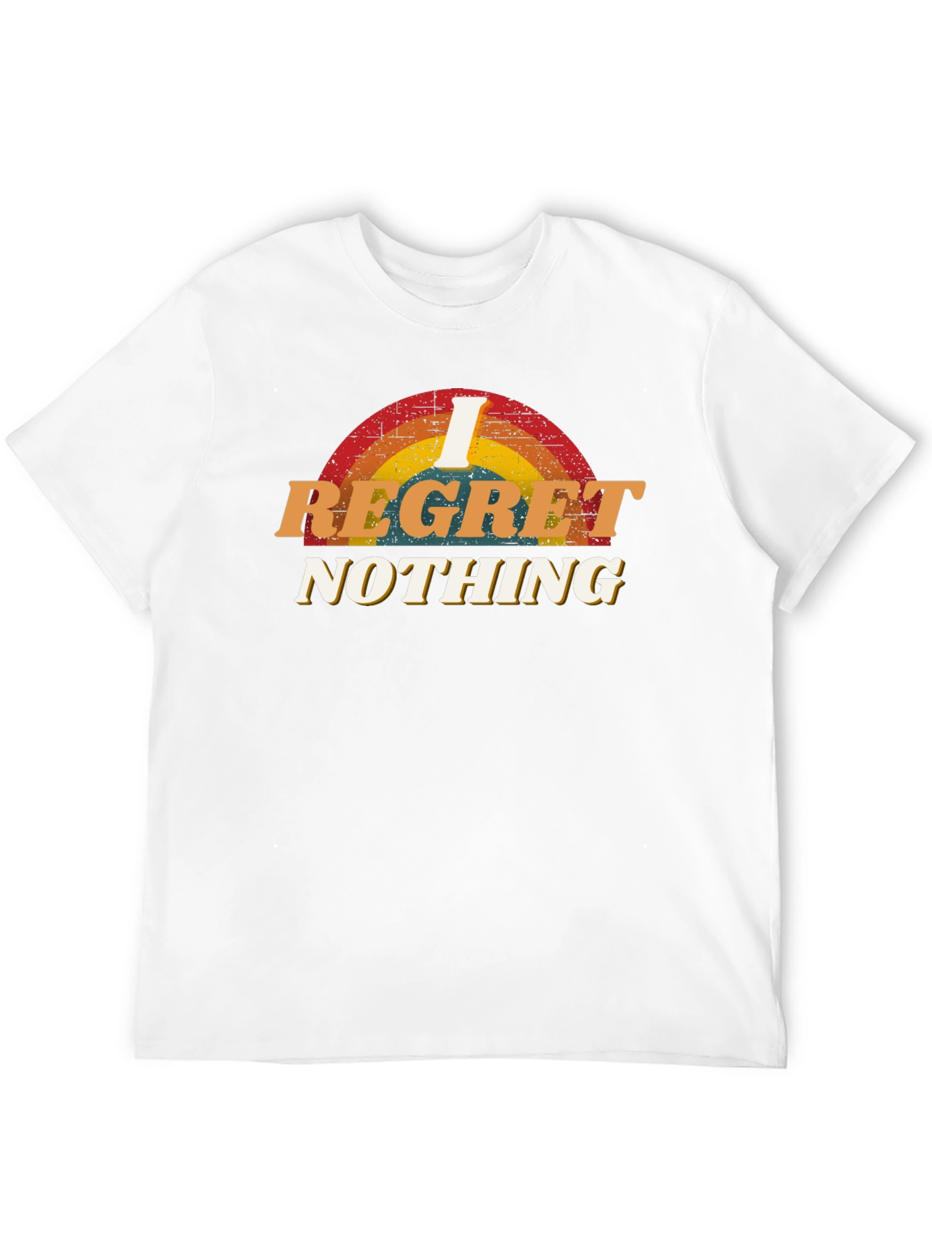 I Regret Nothing Graphic Tee - Black