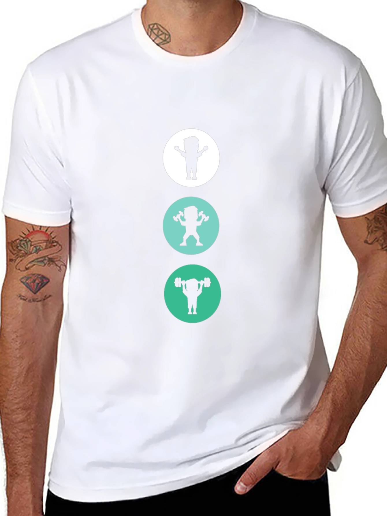 Workout Progression T-Shirt - Black
