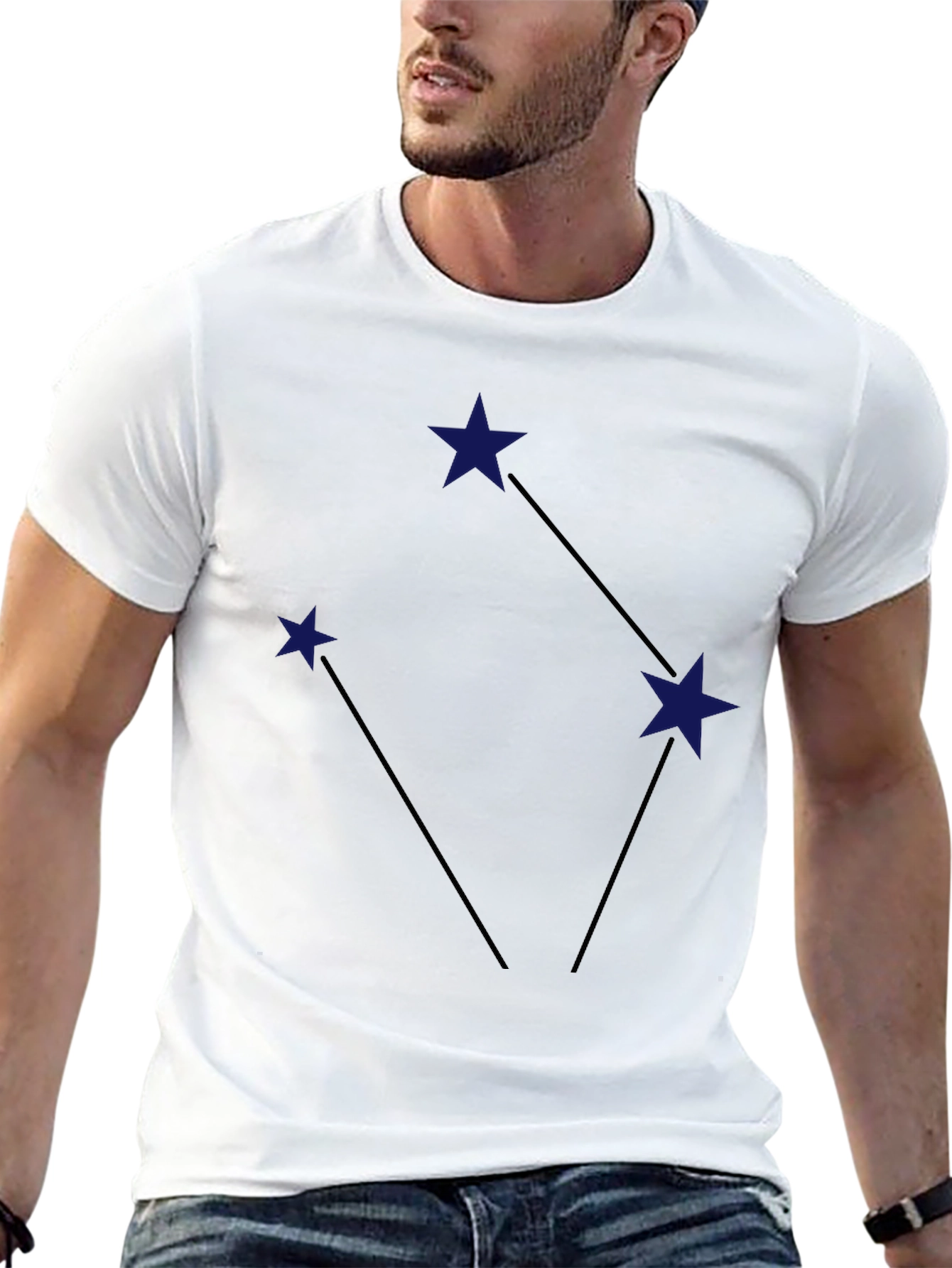 Orion Constellation Graphic Tee - Black