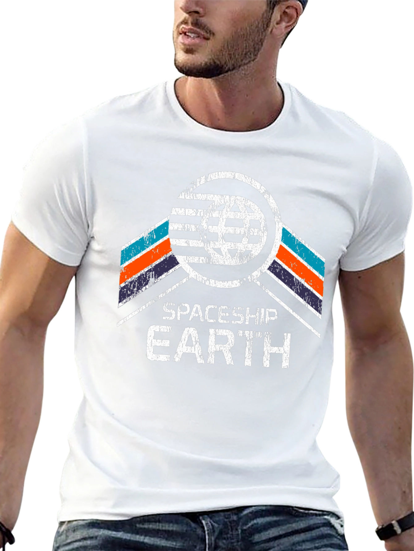 Spaceship Earth Tee - Retro Design
