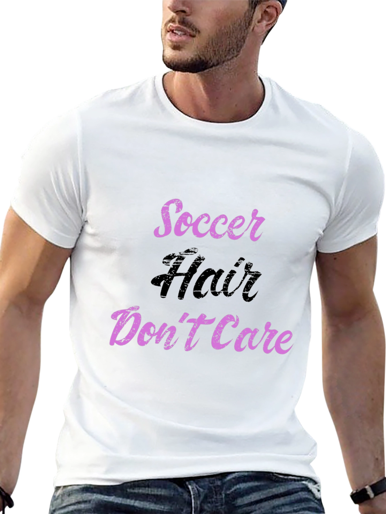 Soccer Hair Dont Care T-Shirt