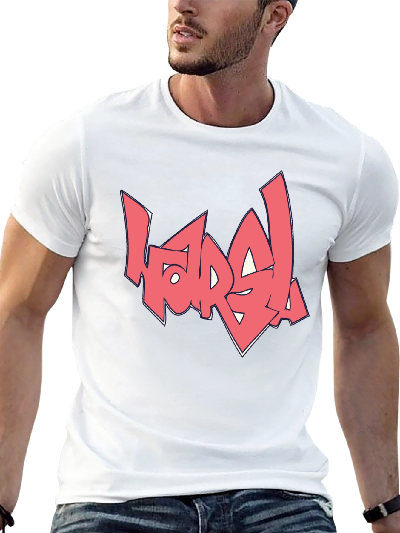 Edgy Graphic Tee - Urban Style Black T-Shirt
