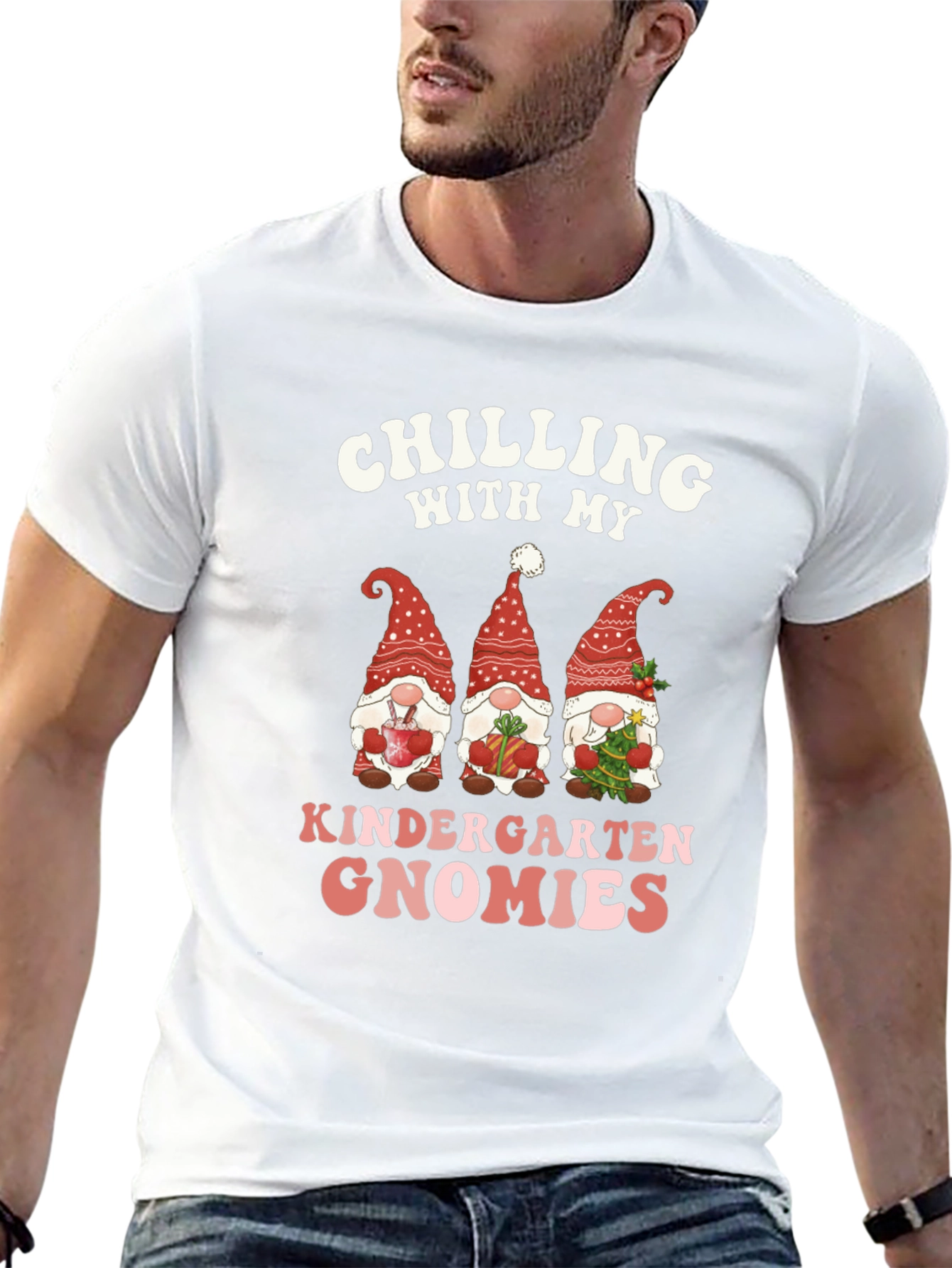 Chilling With My Kindergarten Gnomies T-Shirt
