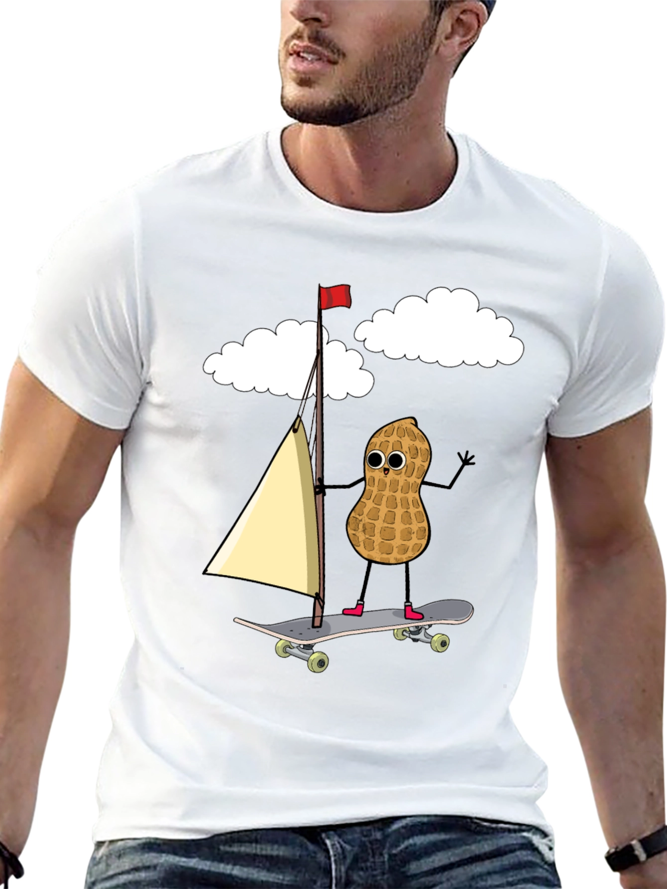 Peanut Skateboarder Graphic Tee