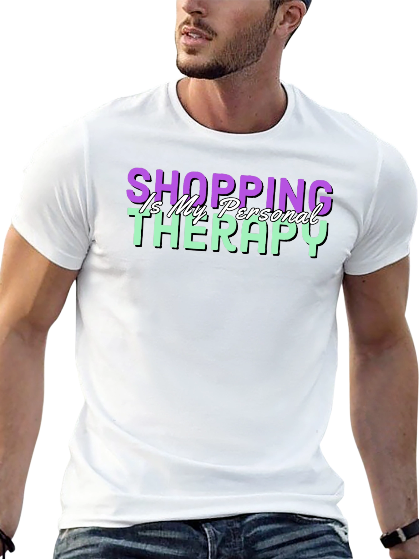 Shopping is My Therapy Tee
