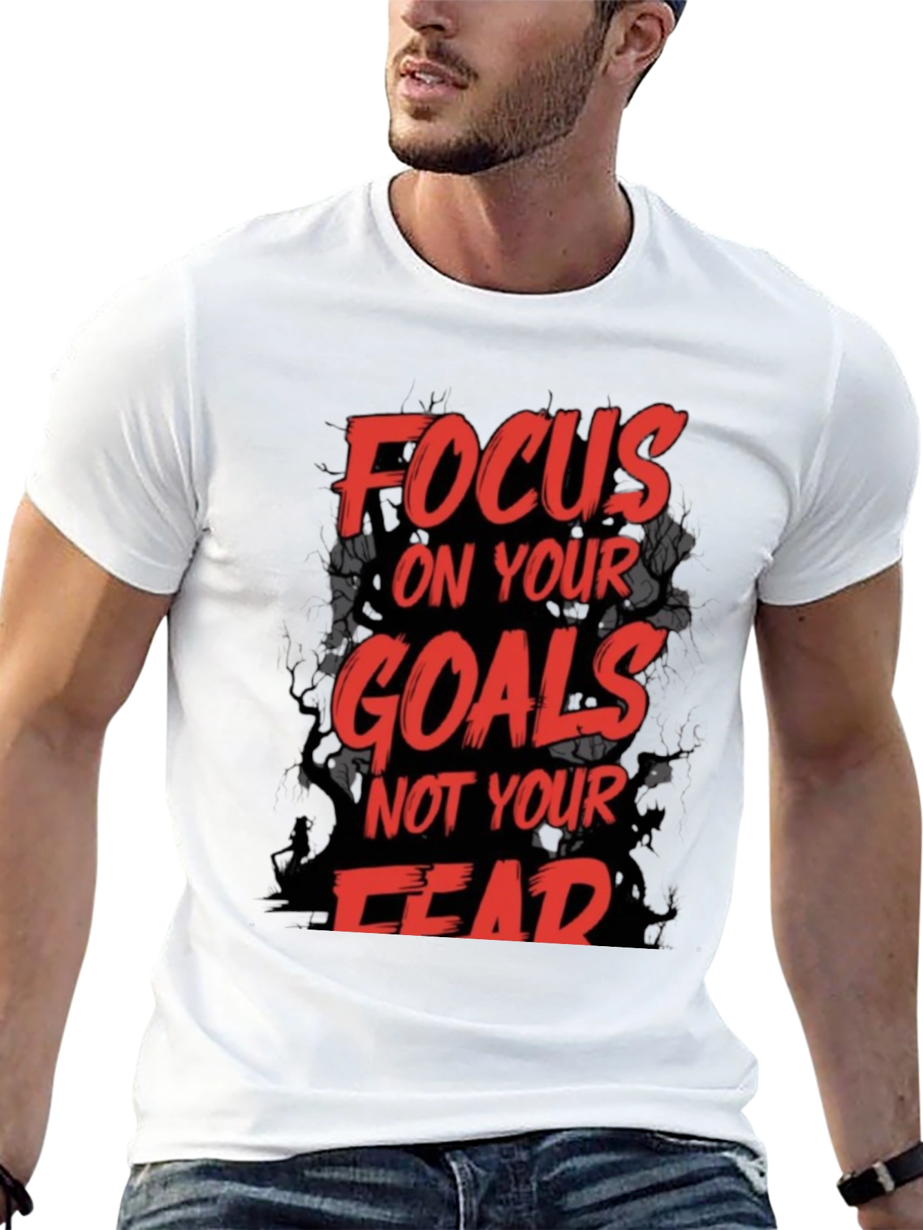 Focus on Goals Graphic T-Shirt