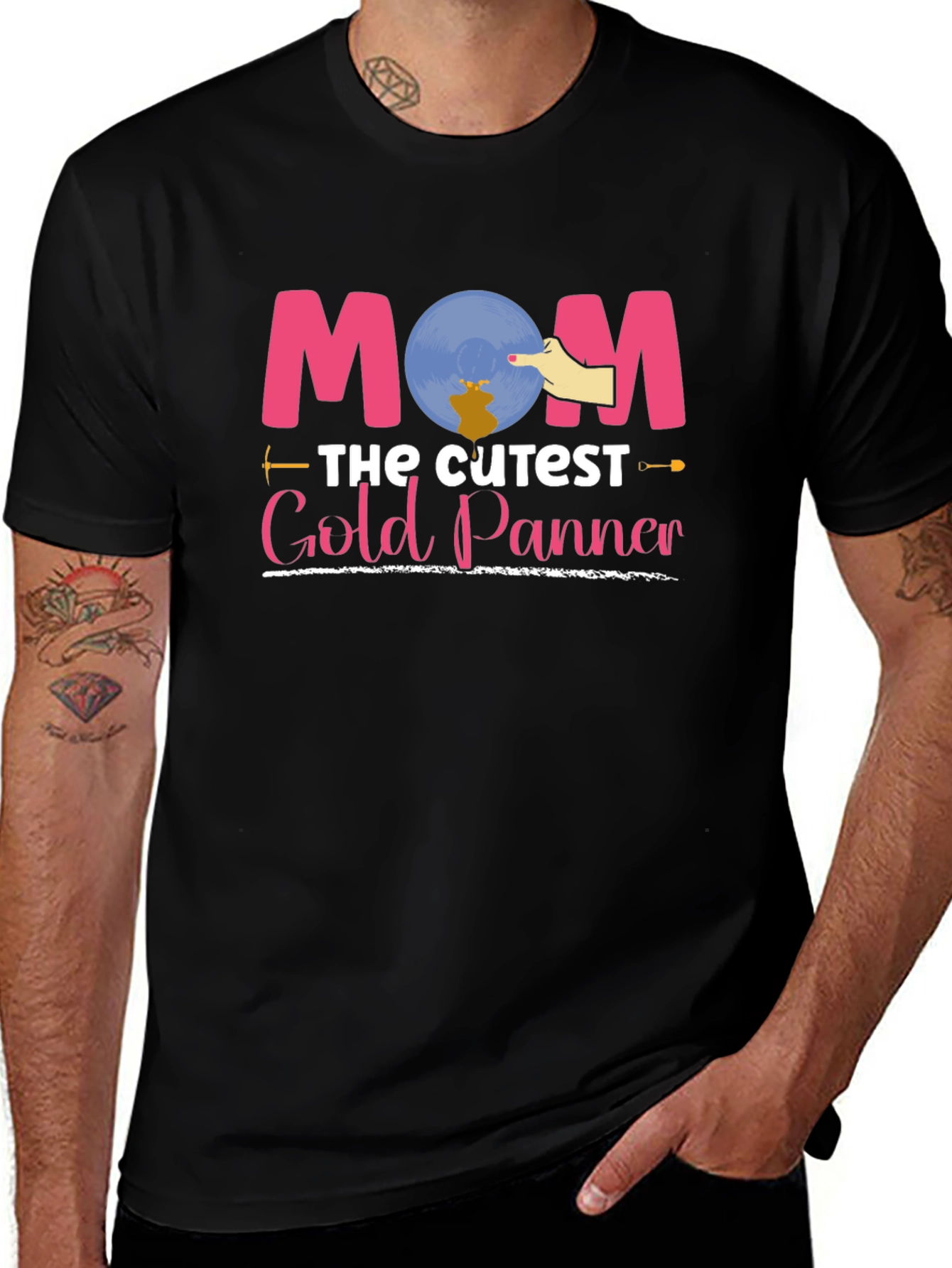 Mom The Cutest Gold Panner Funny T-Shirt