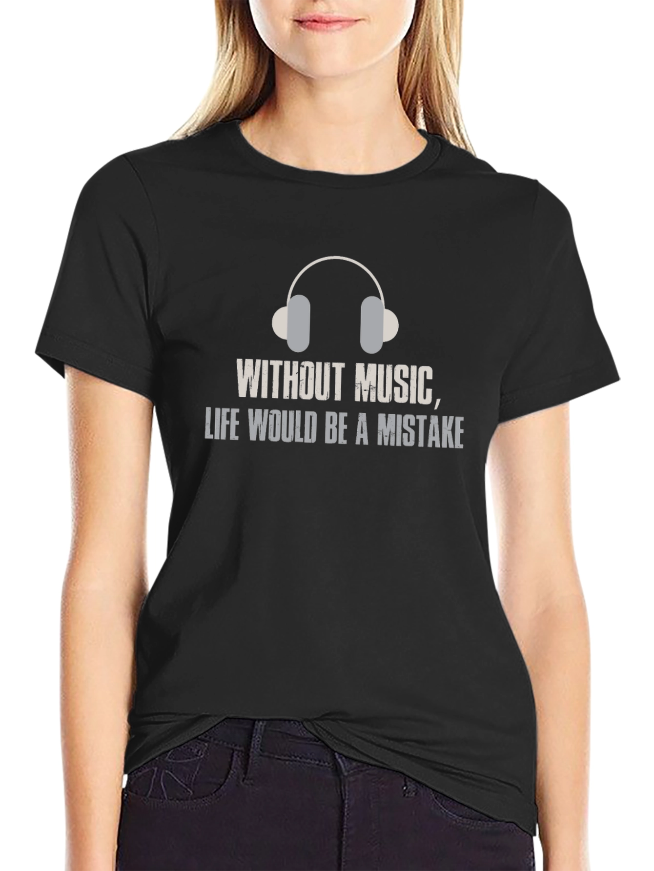 Music Lover T-Shirt: Life Without Music is a Mistake