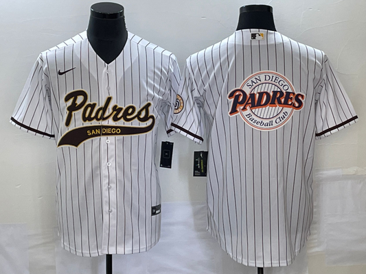 Men's San Diego Padres White Replica Player Jerseys Joint Edition