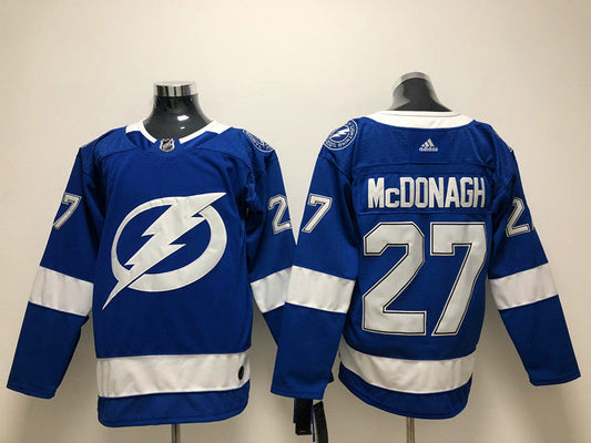 Men's Tampa Bay Lightning Ryan McDonagh #27 Blue Player Jerseys