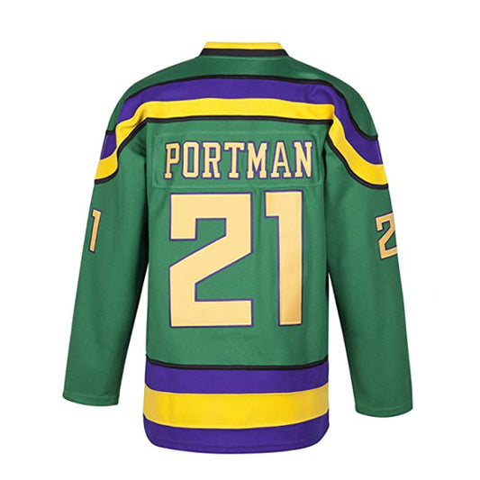 Men's Anaheim Ducks Dean Portman #21 Green Breakaway Jerseys