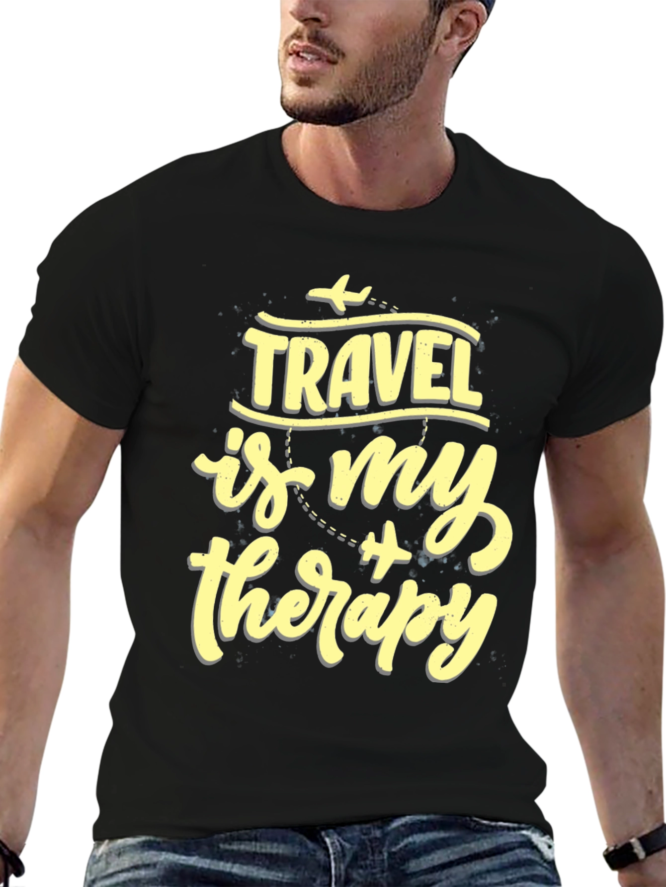 Travel is My Therapy Graphic T-Shirt