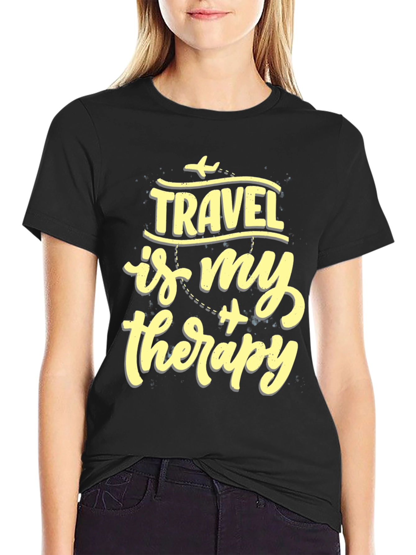 Travel is My Therapy Graphic T-Shirt