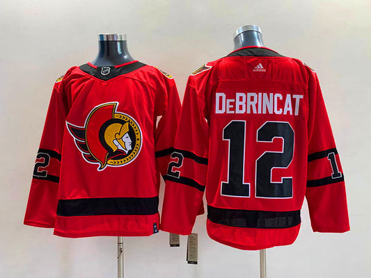 Men's Ottawa Senators Alex DeBrincat #12 Red Player Game Jerseys