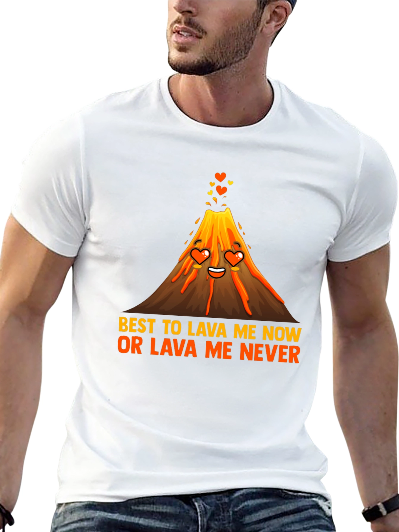 Lava Me Now T-Shirt - Funny Volcano Love Tee