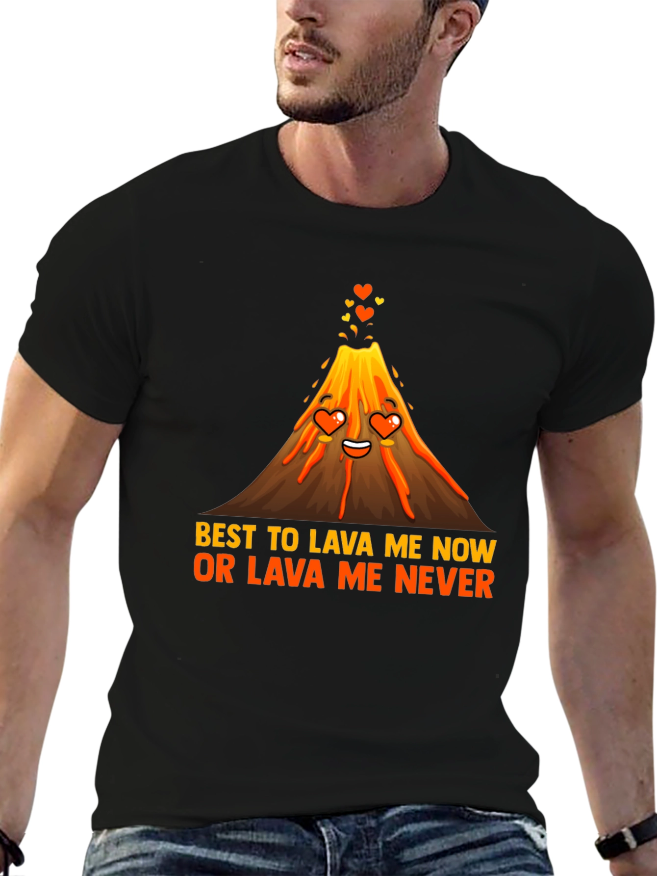 Lava Me Now T-Shirt - Funny Volcano Love Tee
