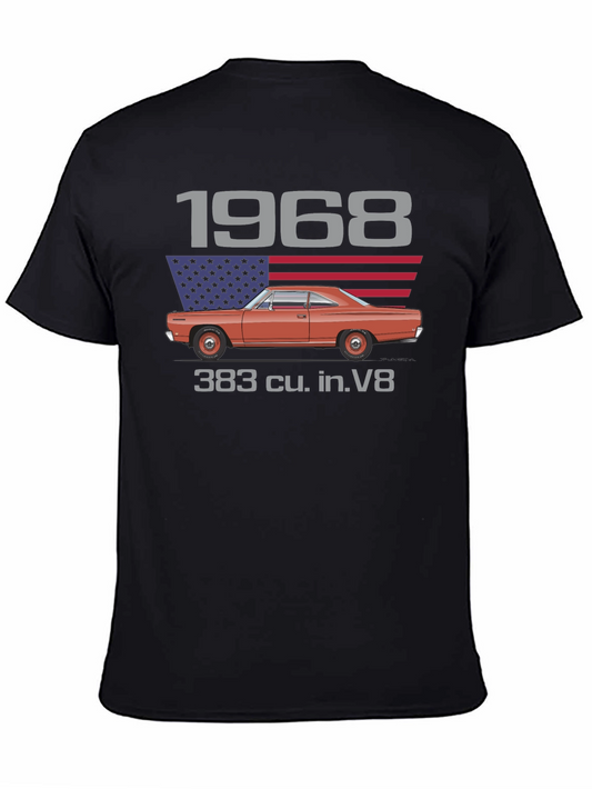 1968 Classic Car V8 Graphic T-Shirt