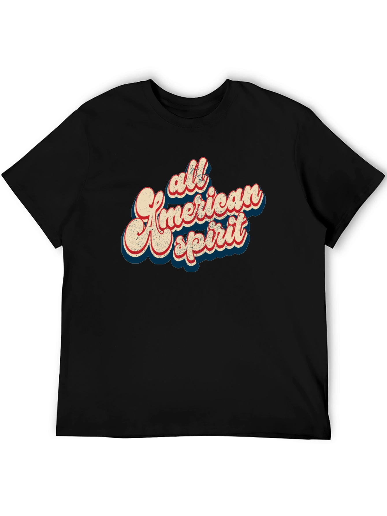 All American Spirit Graphic Tee - Black