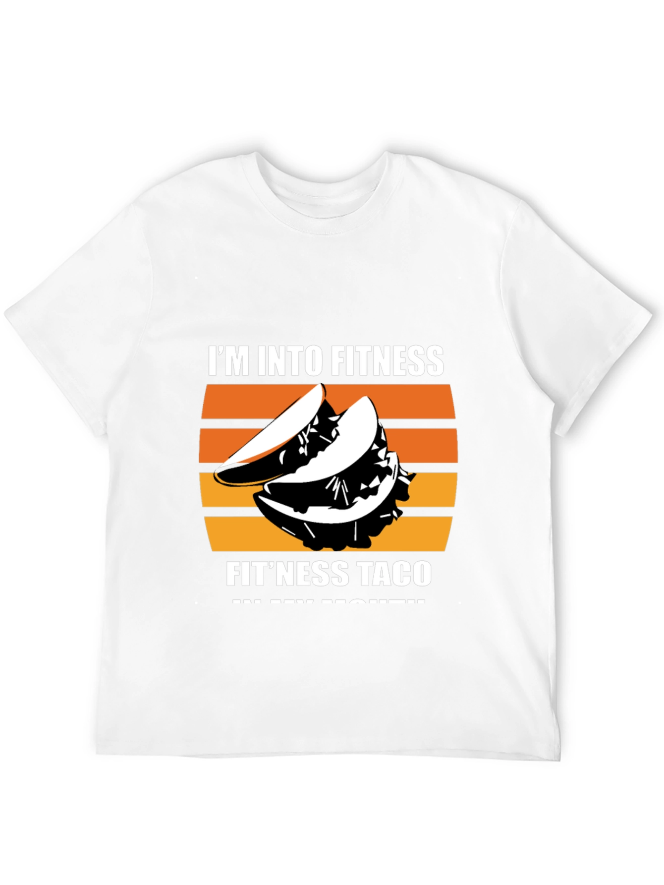 Fitness Taco Graphic Tee - Fun Novelty T-Shirt