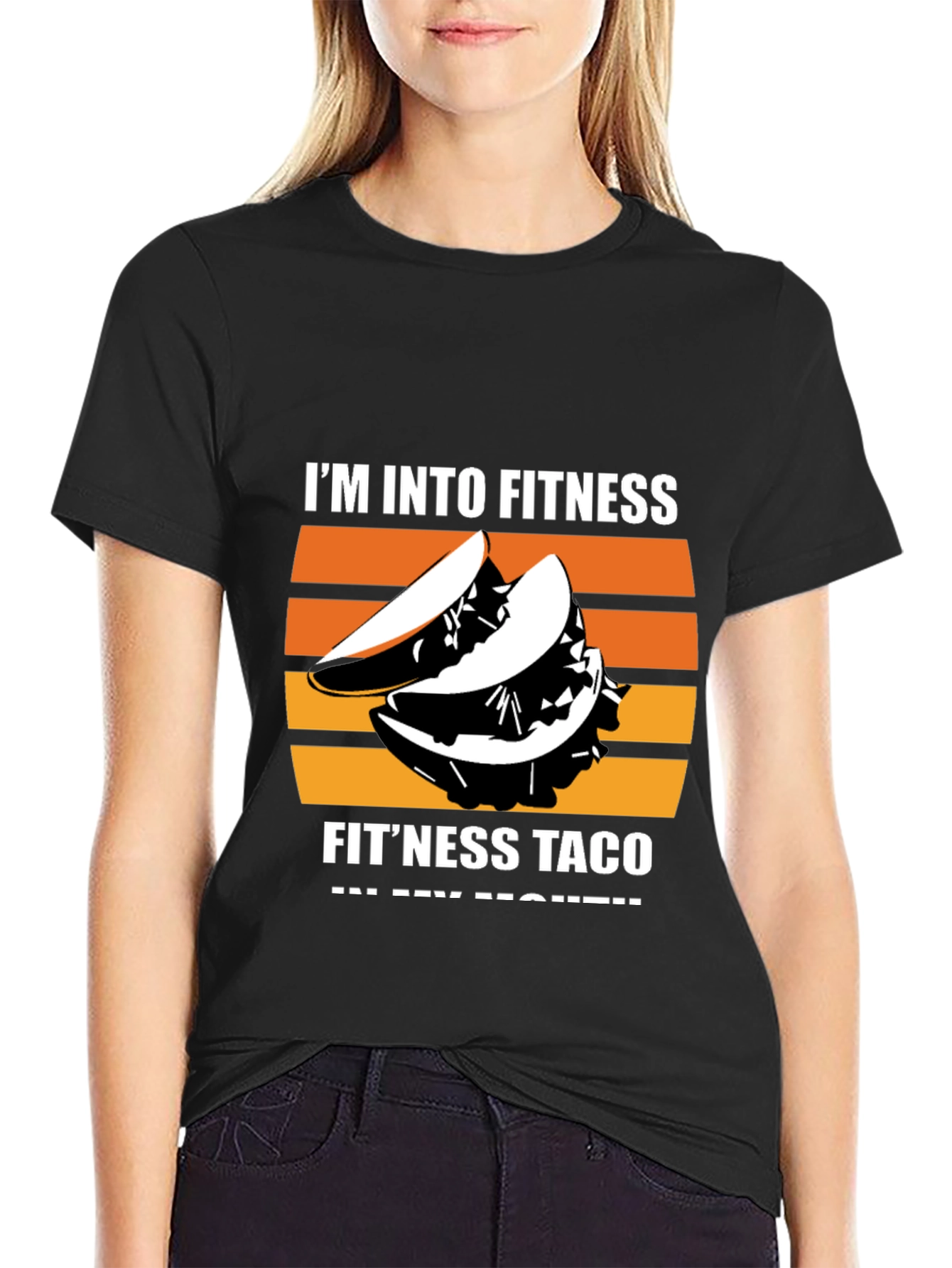 Fitness Taco Graphic Tee - Fun Novelty T-Shirt