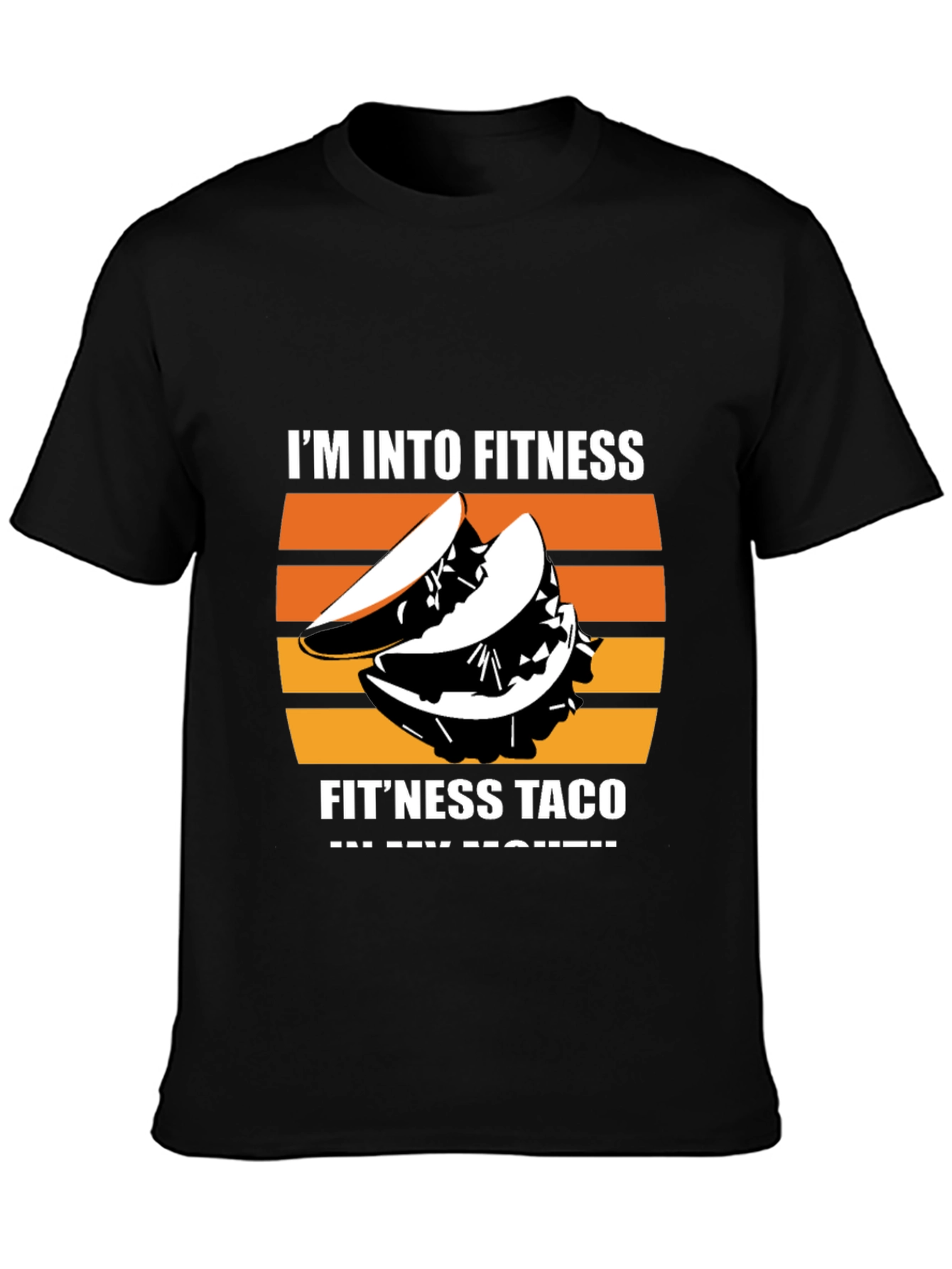Fitness Taco Graphic Tee - Fun Novelty T-Shirt
