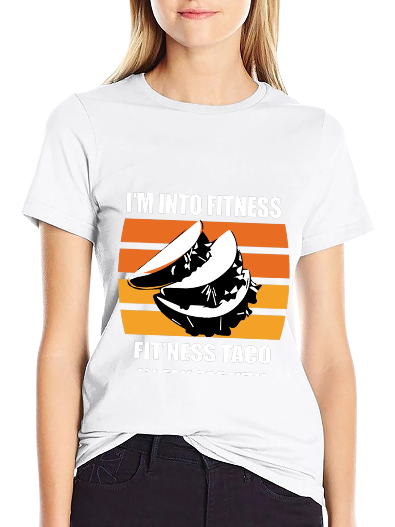 Fitness Taco Graphic Tee - Fun Novelty T-Shirt