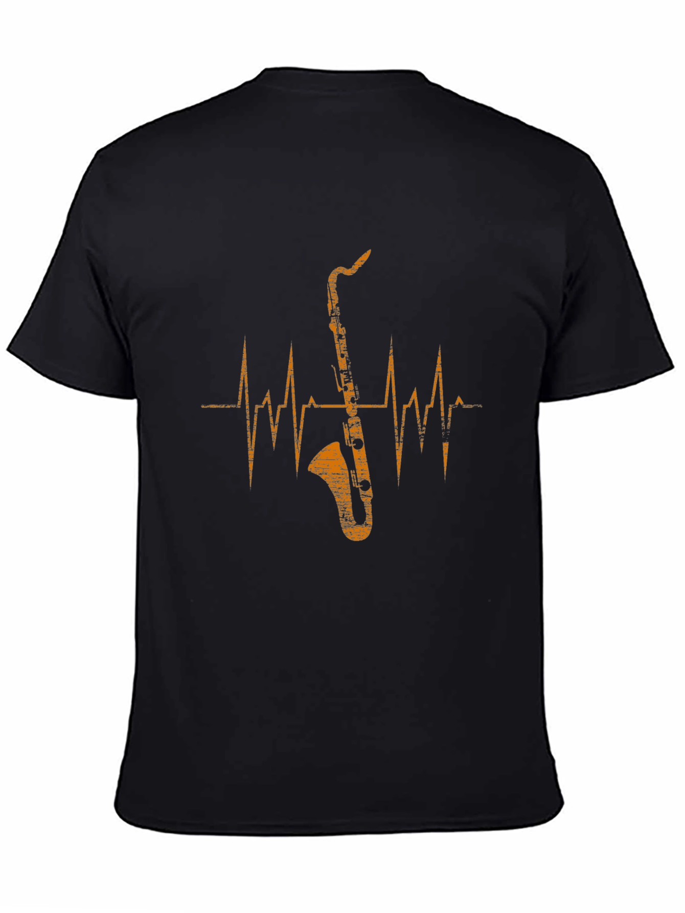 Saxophone Heartbeat Graphic Tee