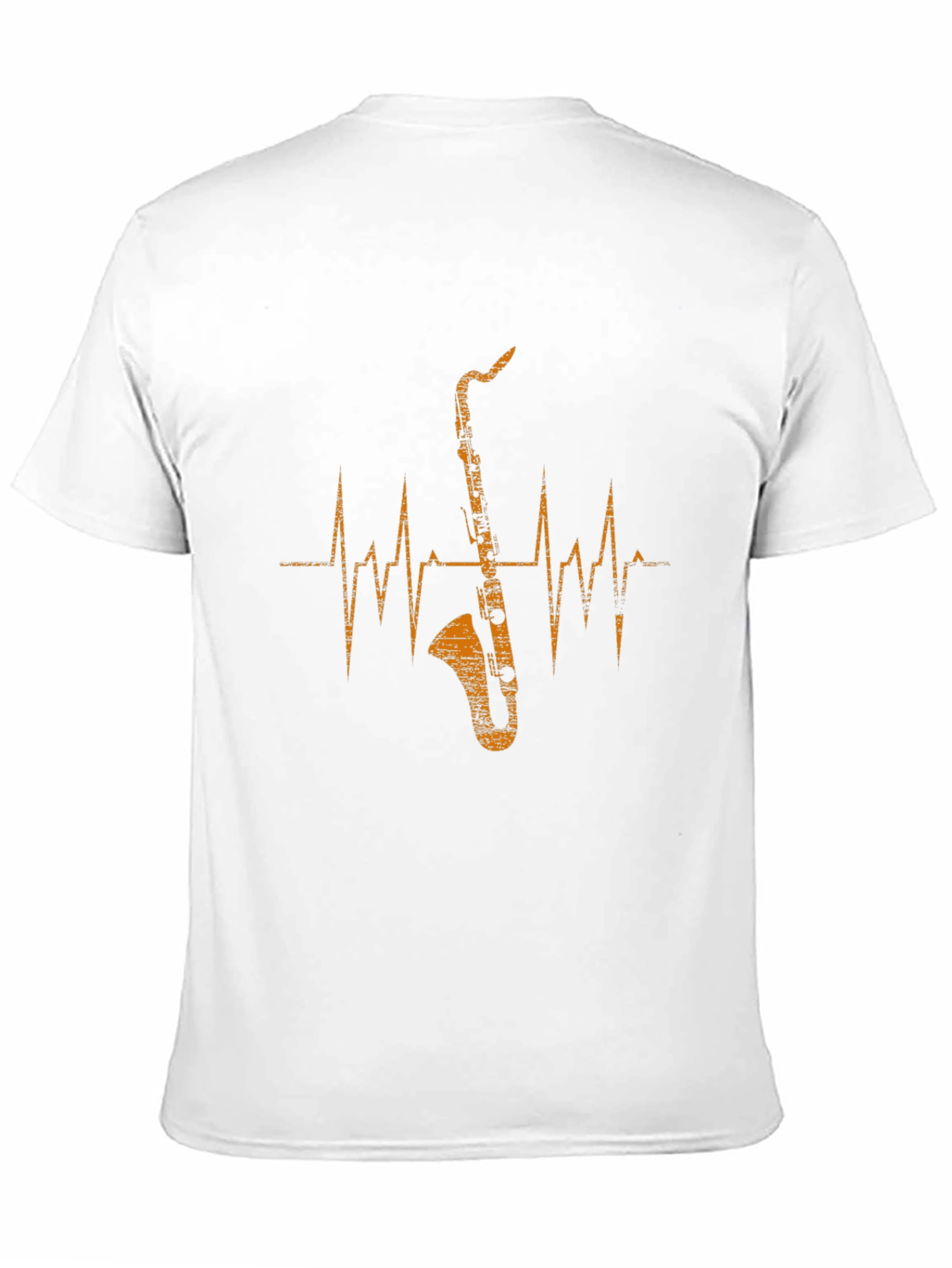 Saxophone Heartbeat Graphic Tee