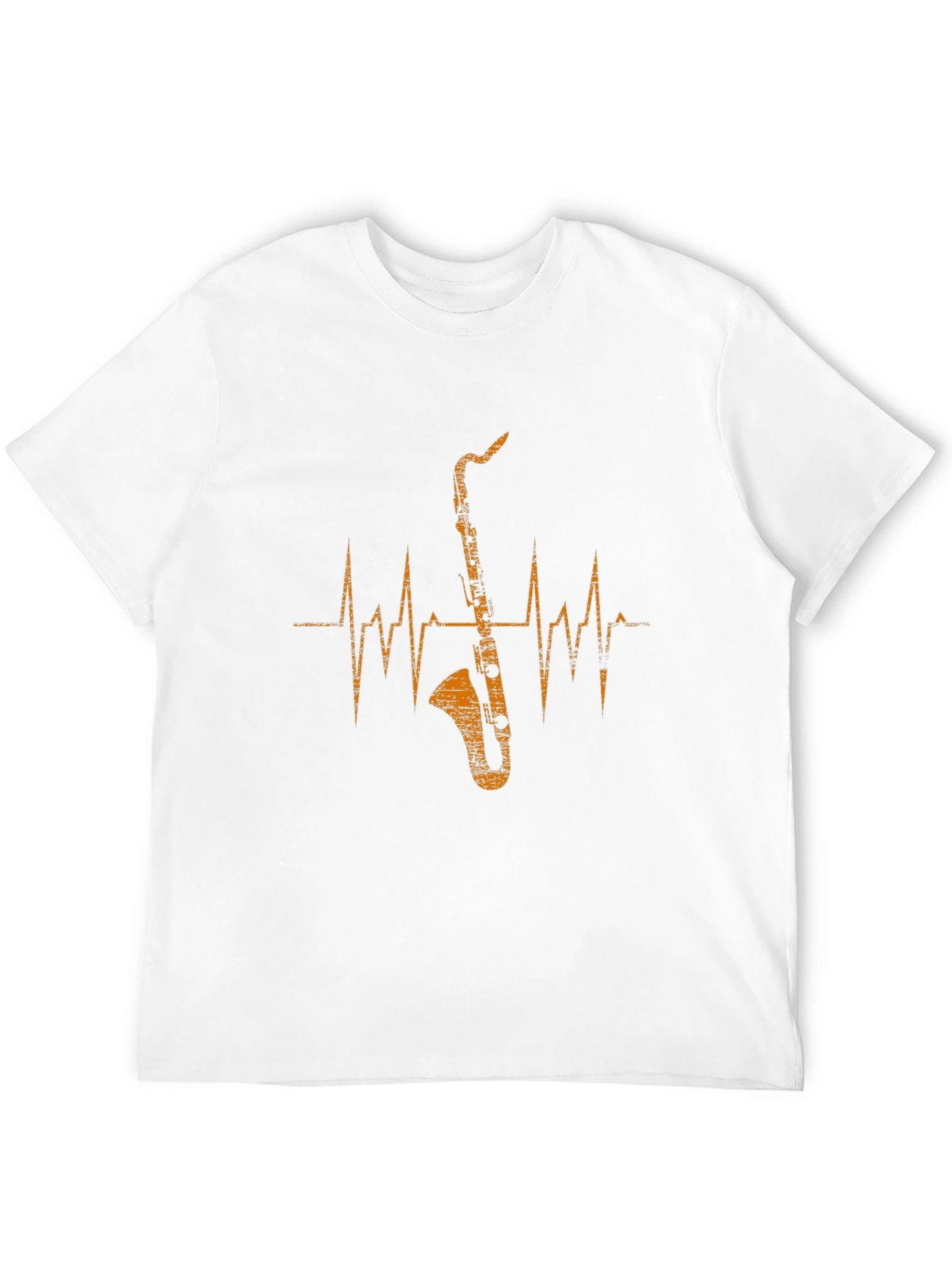 Saxophone Heartbeat Graphic Tee