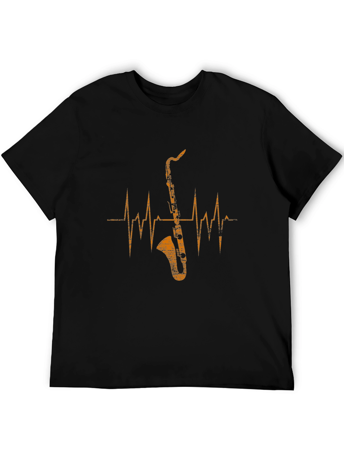 Saxophone Heartbeat Graphic Tee