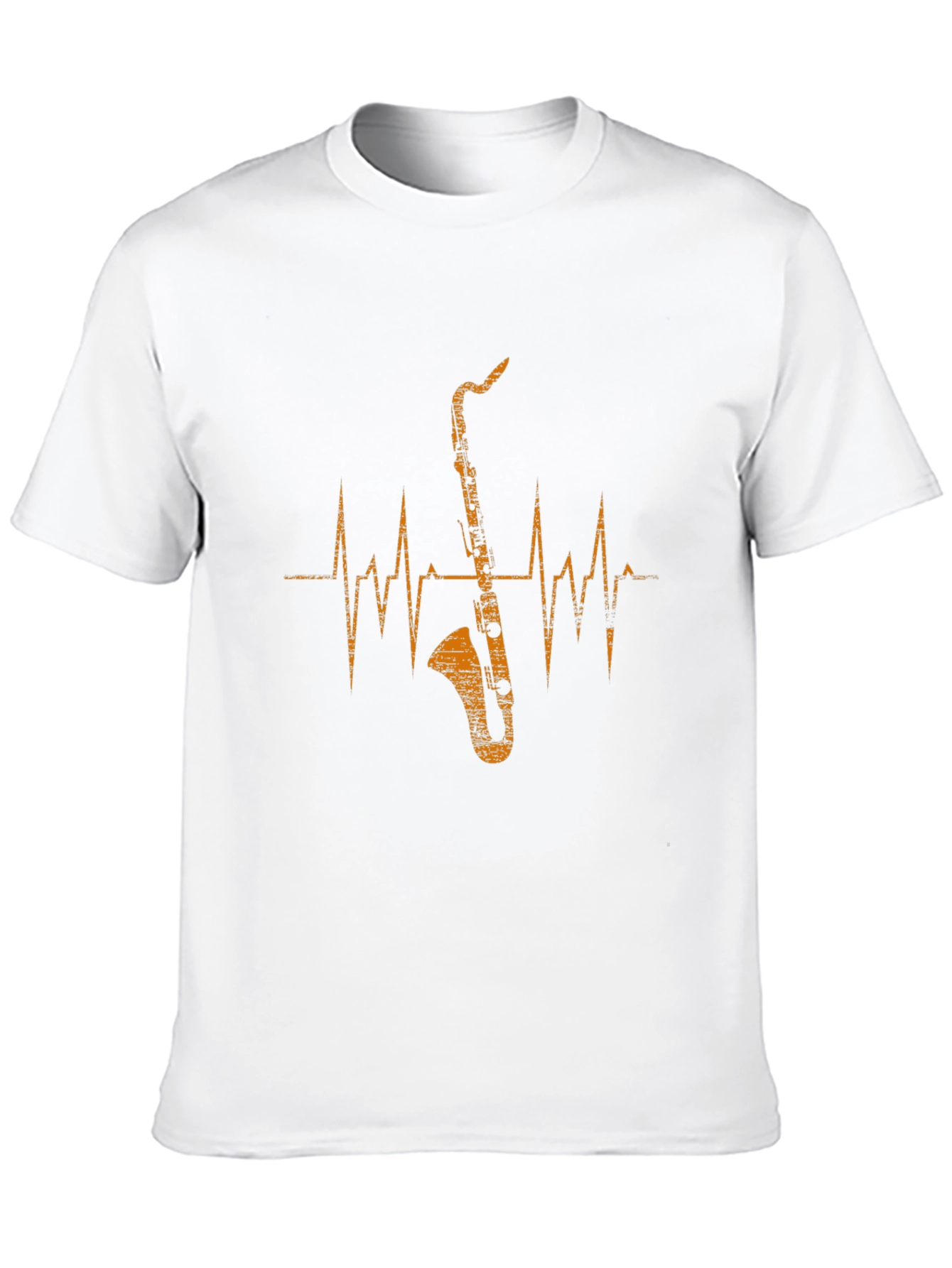 Saxophone Heartbeat Graphic Tee
