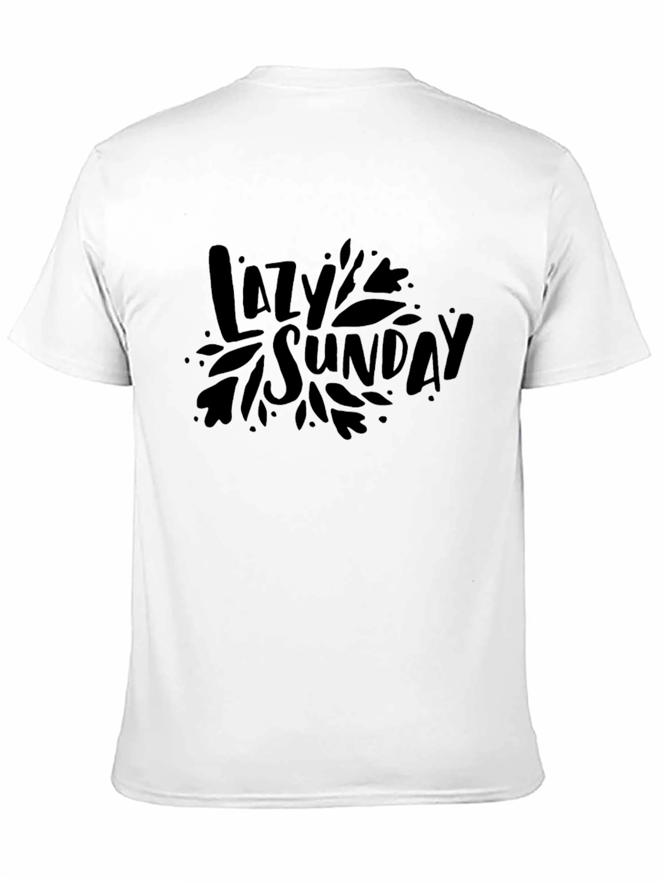 Lazy Sunday Graphic Tee - Black