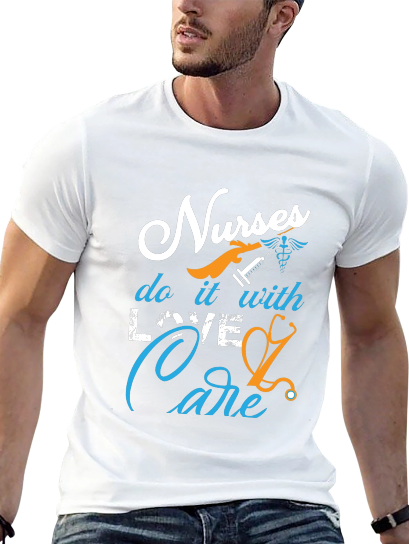 Nurses Love & Care T-Shirt - Medical Professional Apparel