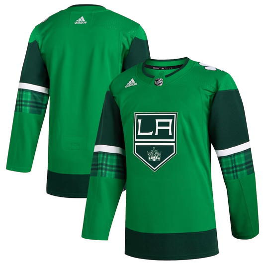 Men's Los Angeles Kings Kelly Green 2023 St. Patrick's Day Primegreen Authentic Blank Jerseys